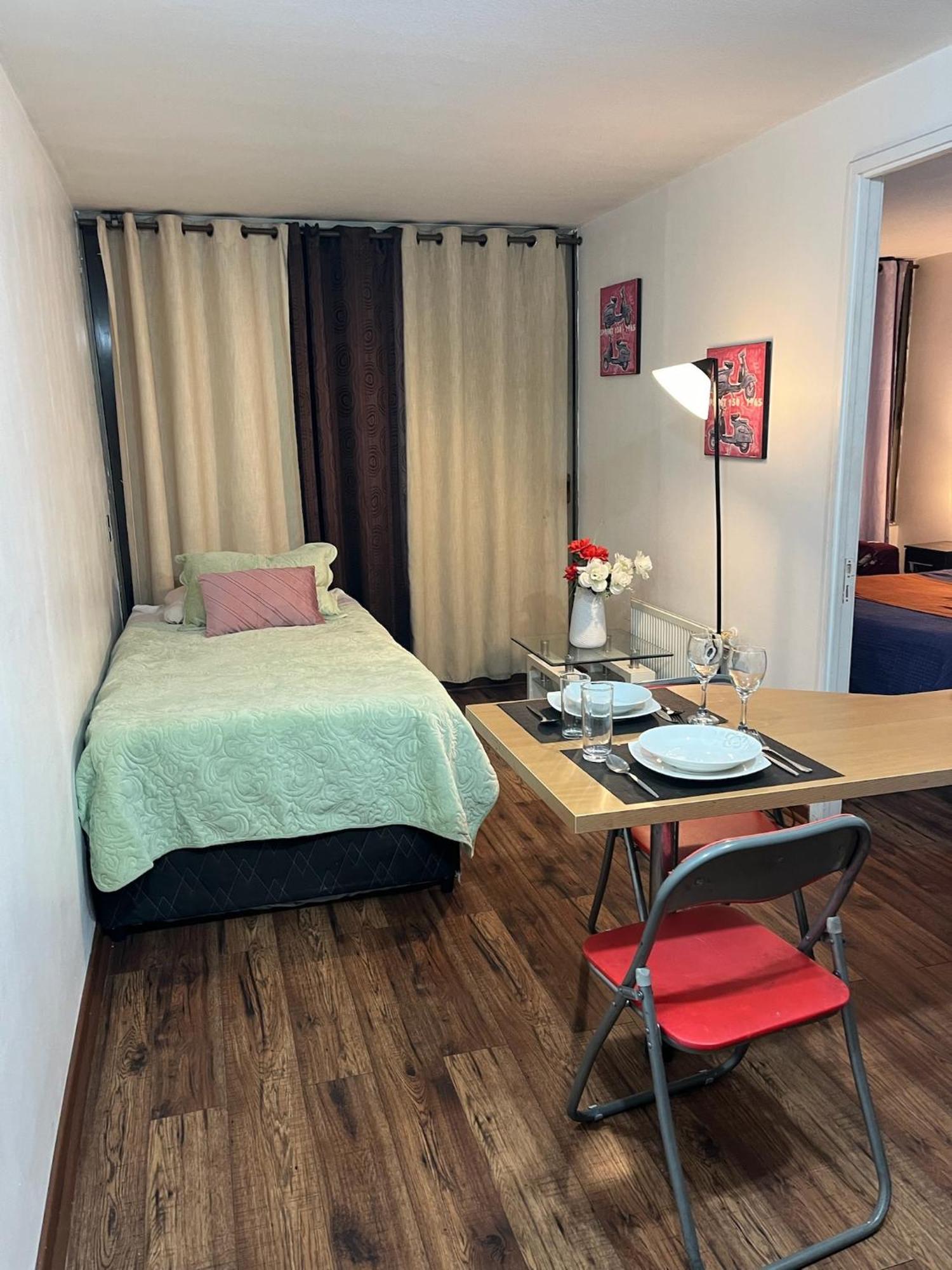 Apartmán Amoblados Guscar Santiago de Chile Exteriér fotografie
