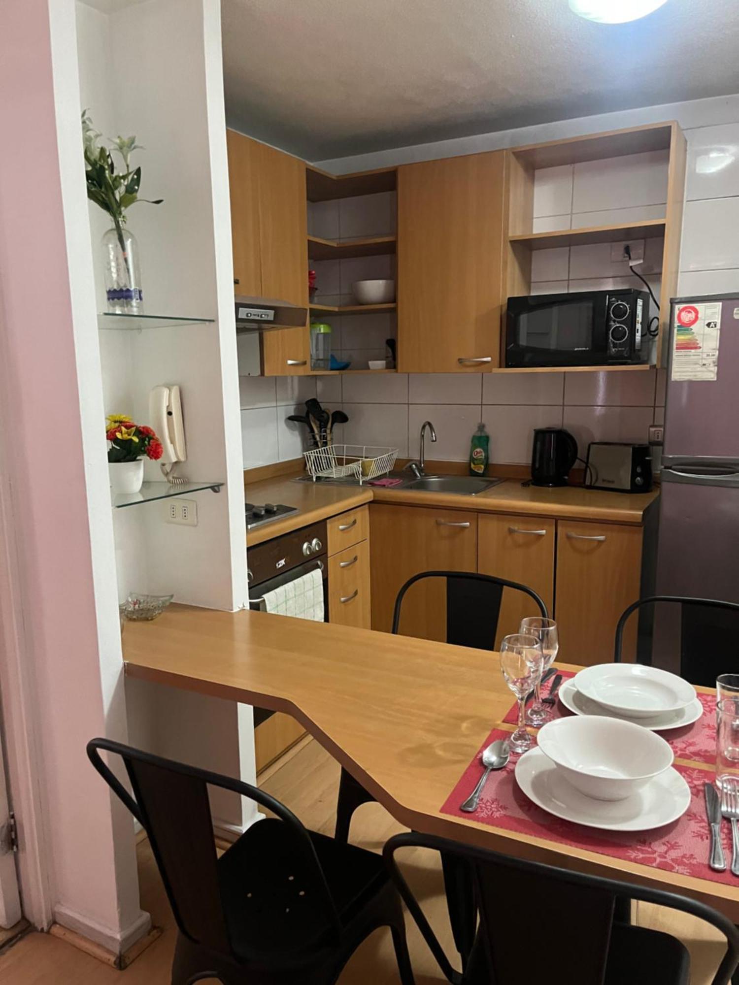 Apartmán Amoblados Guscar Santiago de Chile Exteriér fotografie