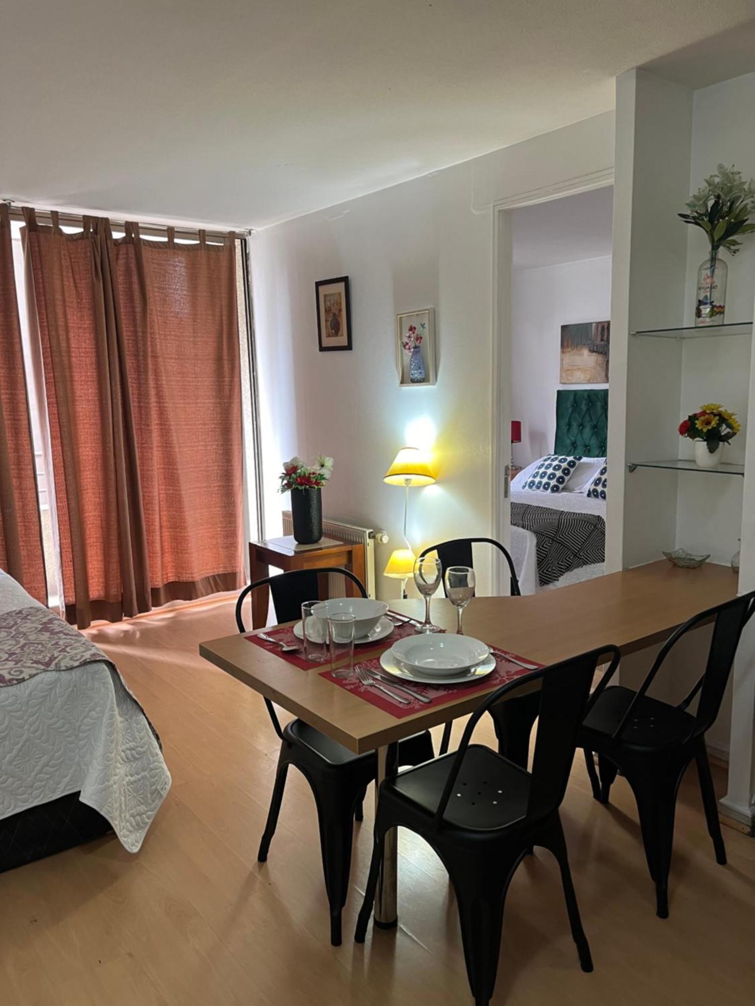 Apartmán Amoblados Guscar Santiago de Chile Exteriér fotografie