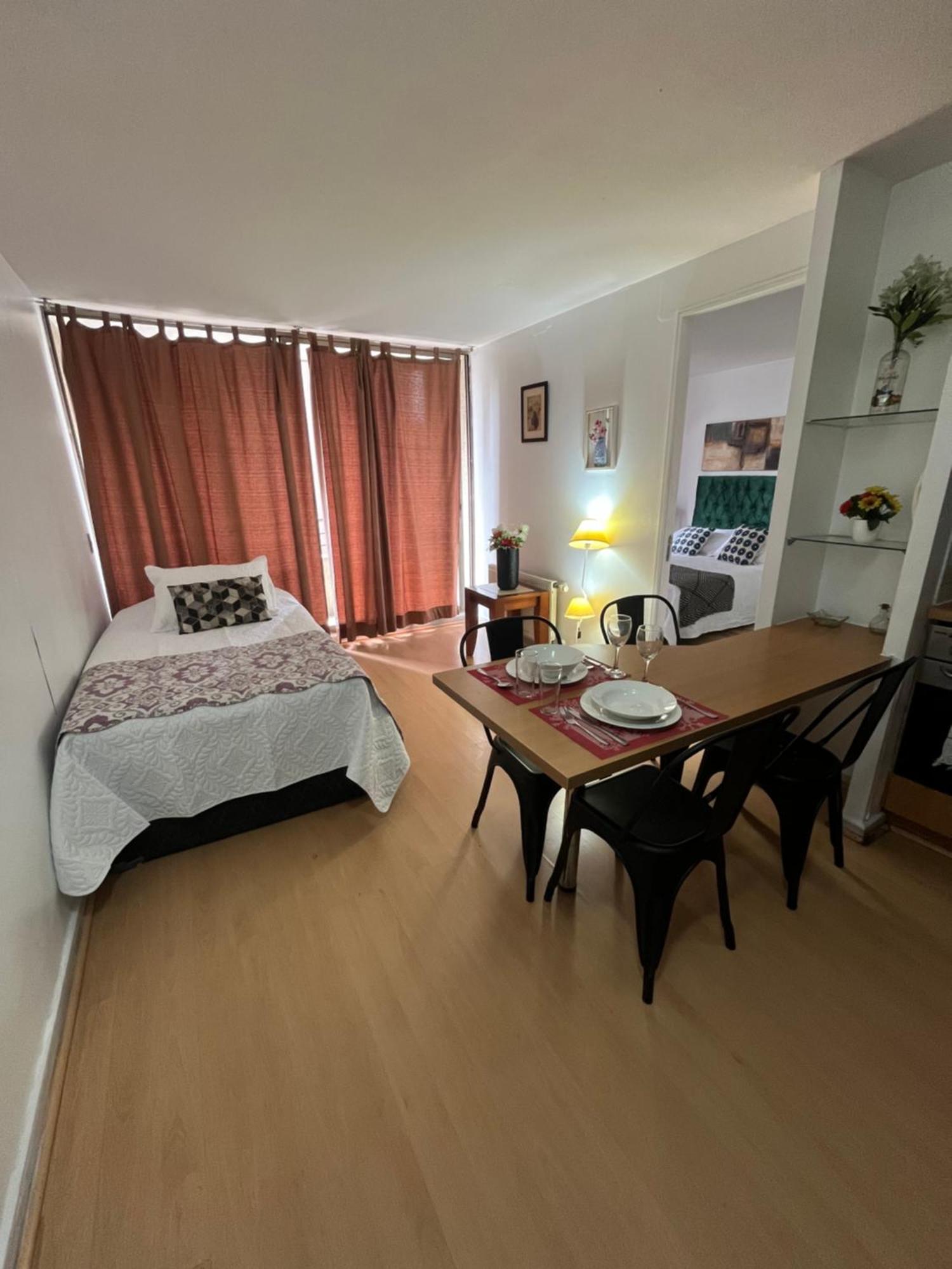 Apartmán Amoblados Guscar Santiago de Chile Exteriér fotografie