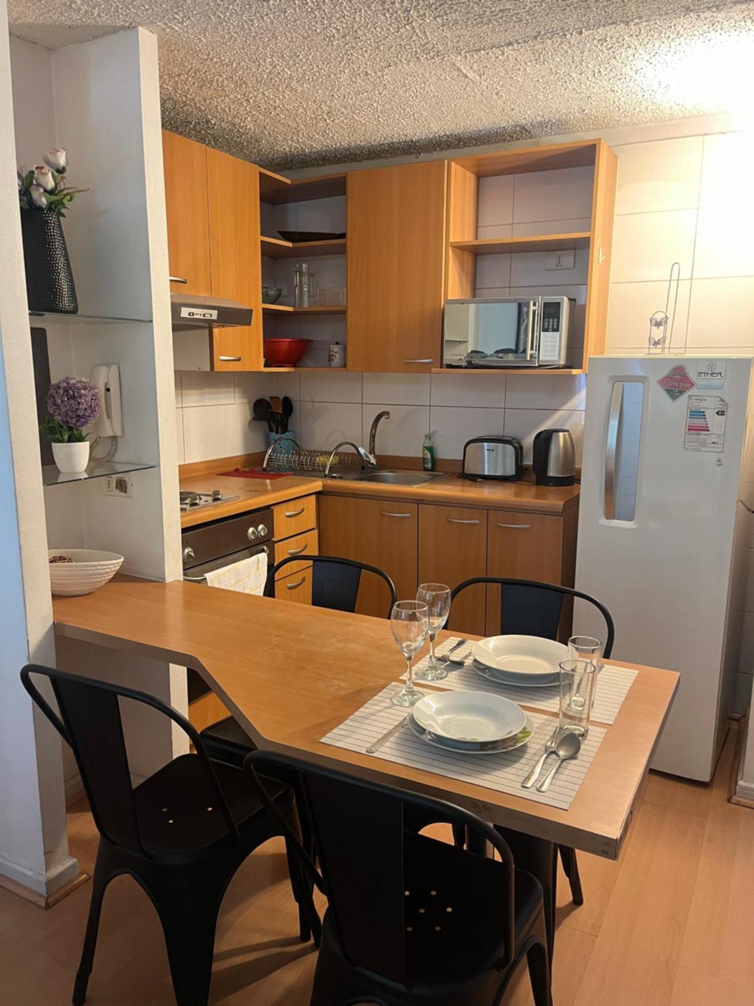 Apartmán Amoblados Guscar Santiago de Chile Exteriér fotografie