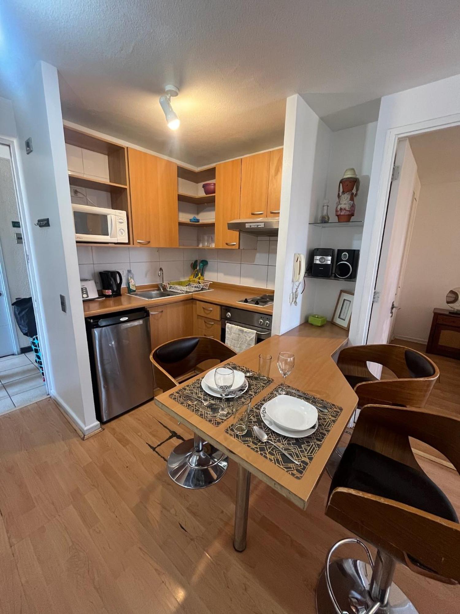 Apartmán Amoblados Guscar Santiago de Chile Exteriér fotografie